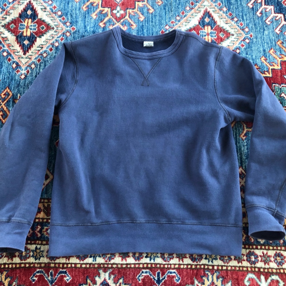 Men's Buzz Rickson Navy Blue Sweater L
